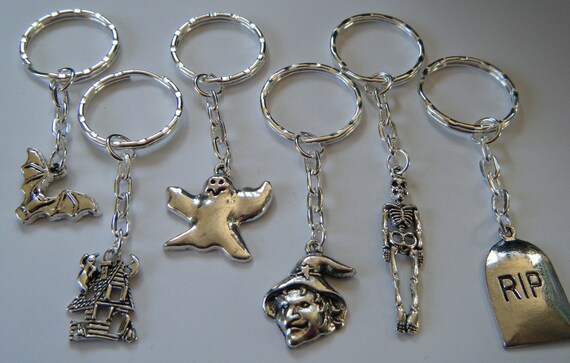Handmade Halloween Witch Crone Keyring//Handbag Charm.