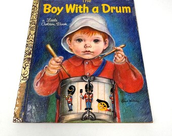The Boy With a Drum Little Golden Book David L Harrison Eloise Wilkin Vintage