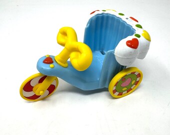80s Playskool Candy Land Kids Sugar Button's Tricycle Toy Vintage 1982 Vehicle