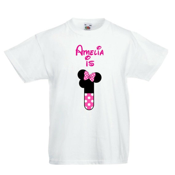 personalised minnie mouse t shirt