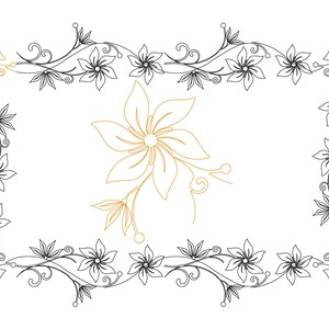 American Liverleaf - E2E digital quilting pattern / design