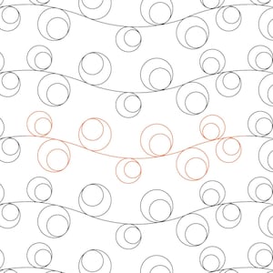 Frizzante - Digital quilting design