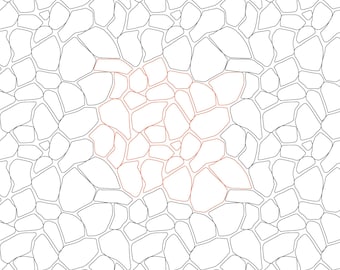 Giraffe Texture - E2E and Block digital quilting design / pattern for longarm quilting machines