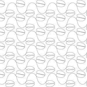 Deer Tracks -  E2E Quilting Pattern/design