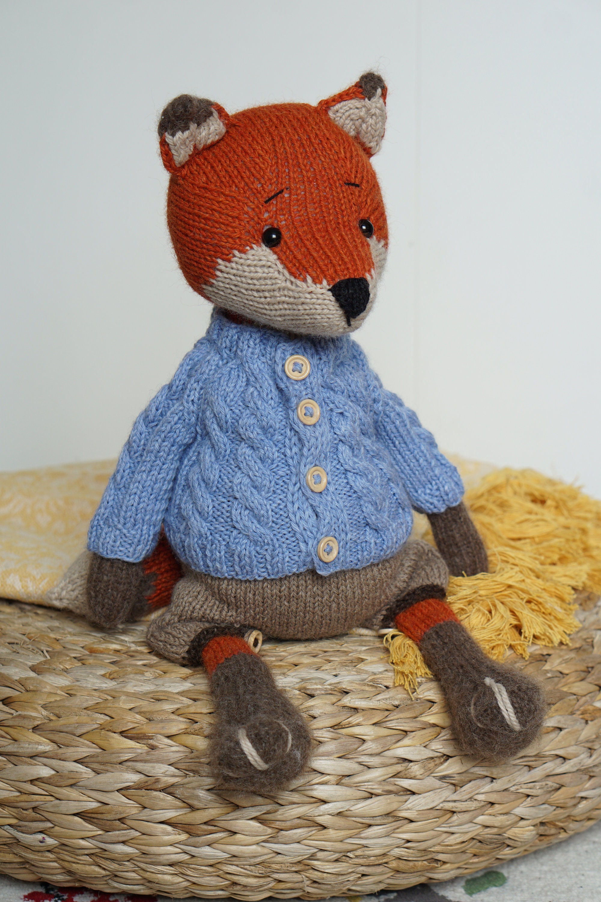 Fox and Wolf Knitting Pattern Toy Knitting Pattern / Polushkabunny - Etsy fox-and-wolf-knitting-pattern-toy-knitting-pattern-polushkabunny-etsy