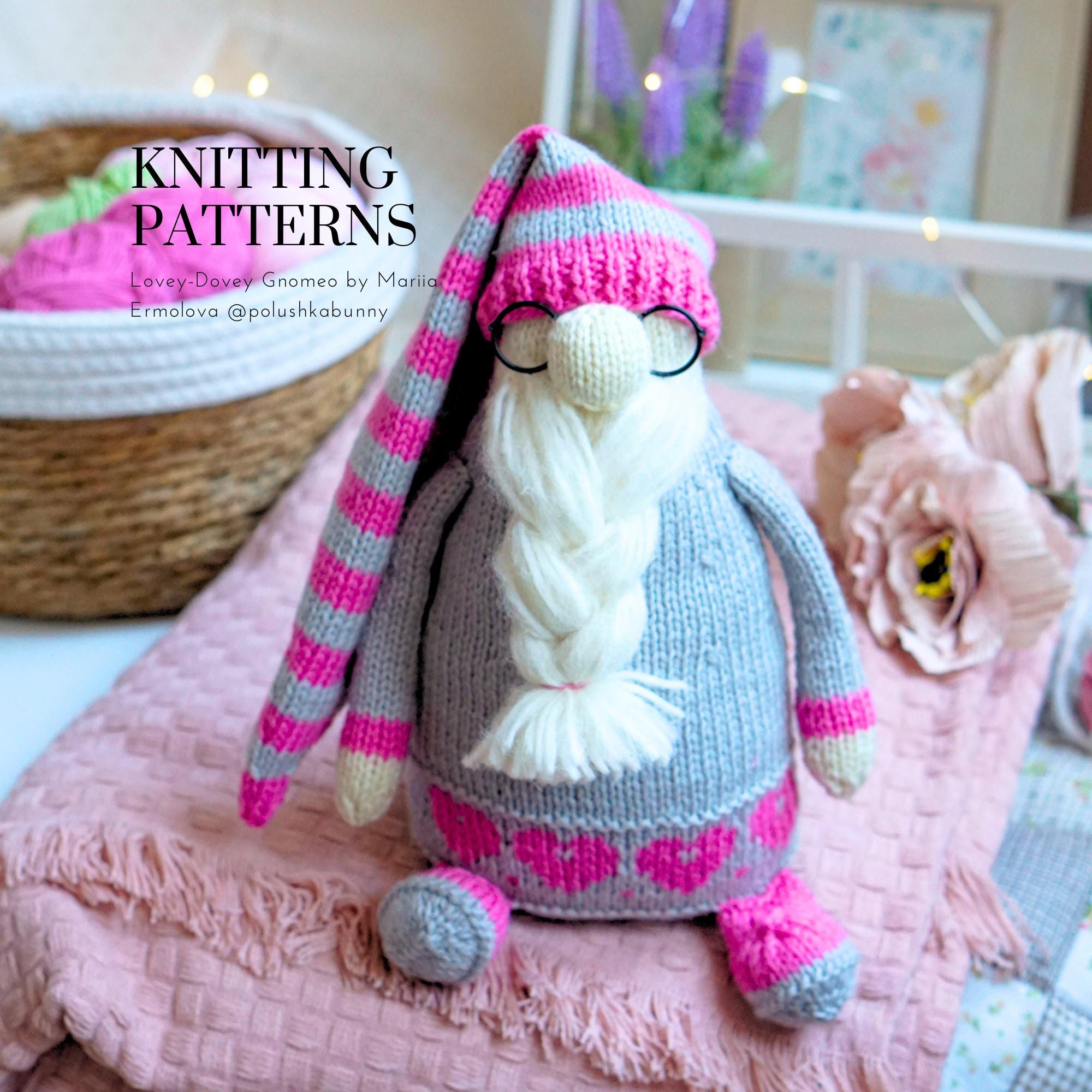Wichtelmuster gestrickt - Lovey-Dovey Gnomeo / Polushkabunny