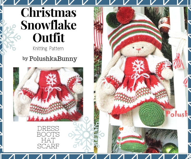 Doll Clothes Knitting Pattern for Toys Toy Clothes Knitting Etsy