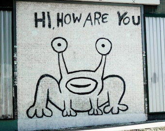Hi How Are You (Color) - Fine Art Print, Austin Photography, Home Decor, Art Collectibles, Austin Art