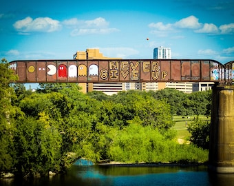 Never Give Up -  Fine Art Print, Austin Photography, Home Decor, Art Collectibles, Austin Art