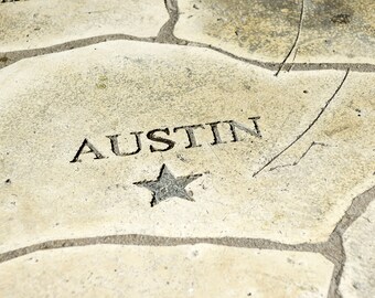 Austin Tile -  Fine Art Print, Austin Photography, Home Decor, Art Collectibles, Austin Art