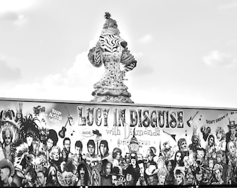 Lucy's In Disguise with Diamonds (Black & White) - Fine Art Print, Austin Photography, Home Decor, Art Collectibles, Austin Art