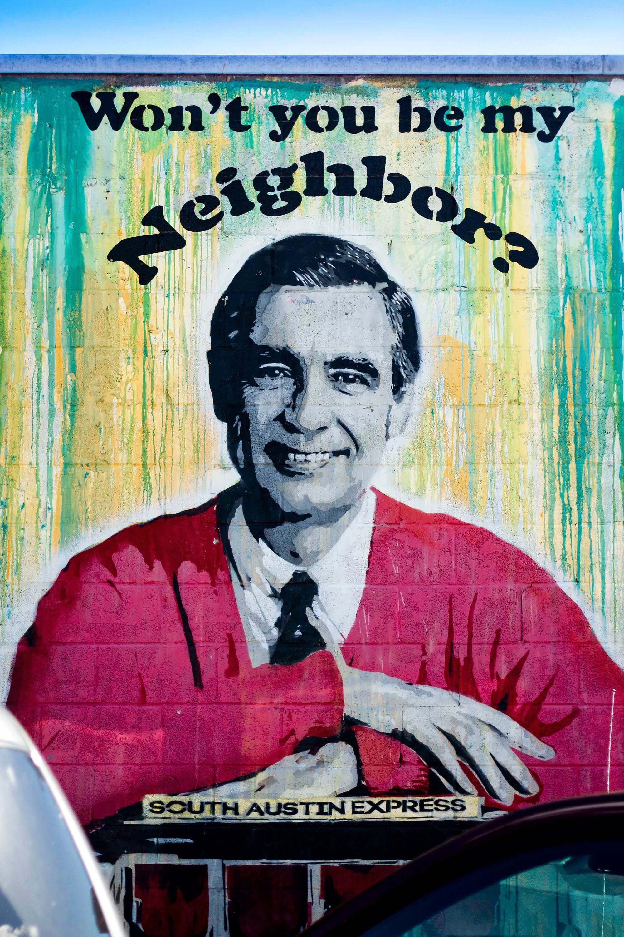 Won’t You Be My Neighbor?-Mr Rogers-Hand Painted Watercolor Portrait-Handmade-Made To Order-Gift-Art For The Home-Minimalist Artwork