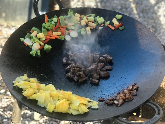 Cowboy Wok, Plow Disc, Discada, Campfire Skillet, BBQ Campfire, Campfire  Cooking, Camping 