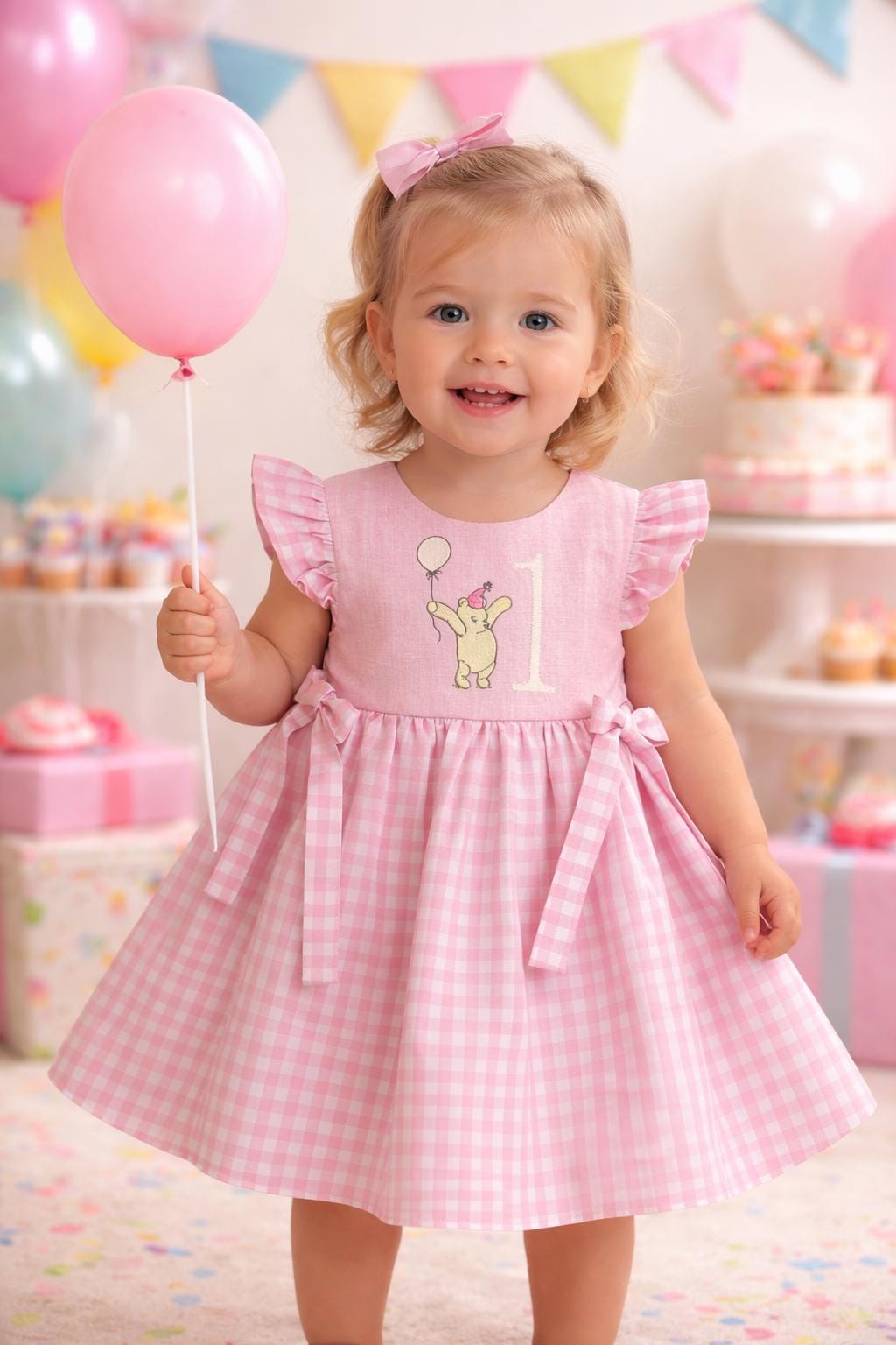 princess polly baby blue dress First Birthday Dress main image 1