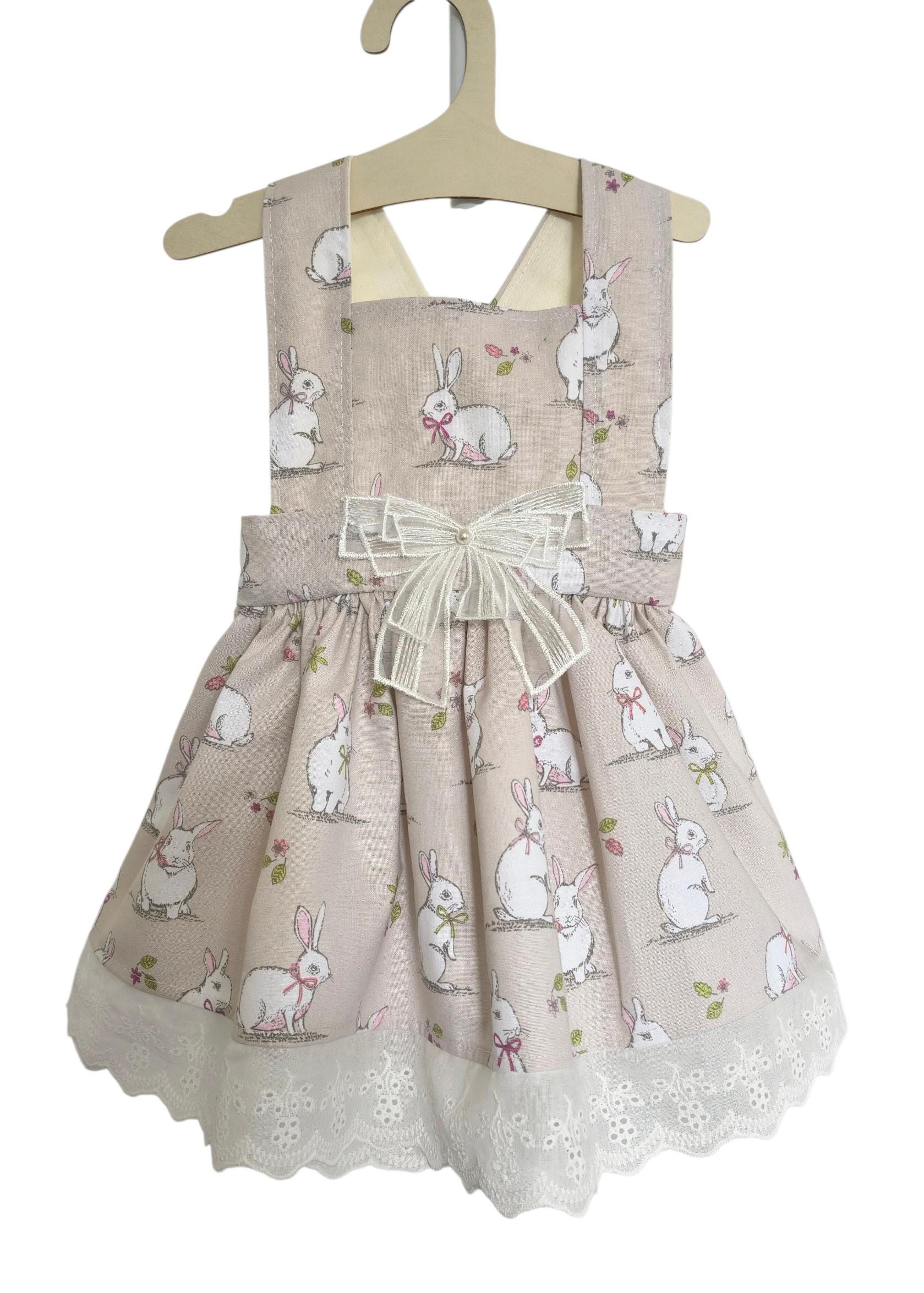 Baby Girl Clothes. Toddler Dress. Rabbits. Baby Shower Gift. Girls ...