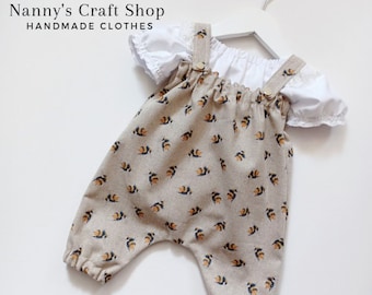 Baby girl clothes. Baby outfit. Baby clothes. Bees. Baby gift. Baby shower