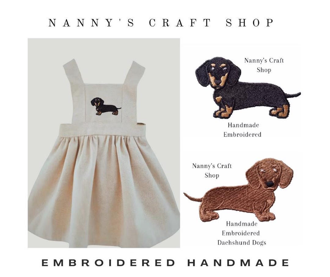 Baby Girl Clothes. Baby Dog Outfit. Baby Girl Dachshund Outfit. Sausage ...