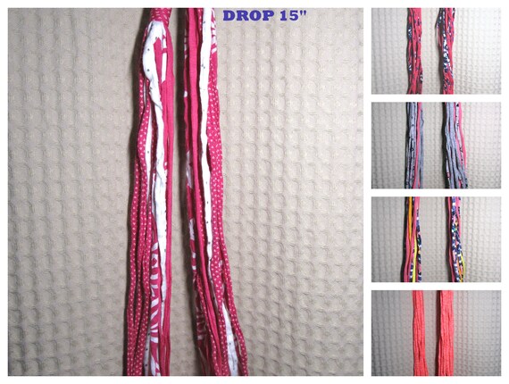 R0377-0381 Fabric Necklace T-Shirt Yarn Infinity Scarf * Medium 0377 0378 0379 0380 0381