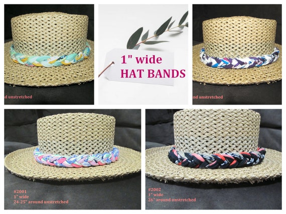 R2000.01.02 1" Wide Stretchy Braided Hat Band