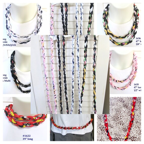 F1632.33.35.36 Unique Wear It As a Necklace, Choker or Belt 45"-47" Magnetic Clasp