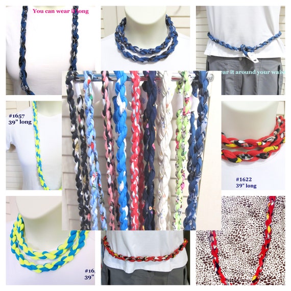 F1647-61 Unique Wear It As a Necklace, Choker or Belt 39-40" Magnetic Clasp