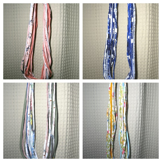 R0385-0388 Fabric Necklace T-Shirt Yarn Infinity Scarf