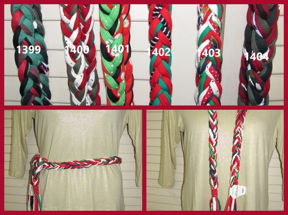 HOLIDAYS! F1399.1404 65" BoHo Braid UNIQUE!