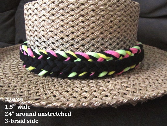 R2039 Reversible 1.5" Wide Braided Hat Band