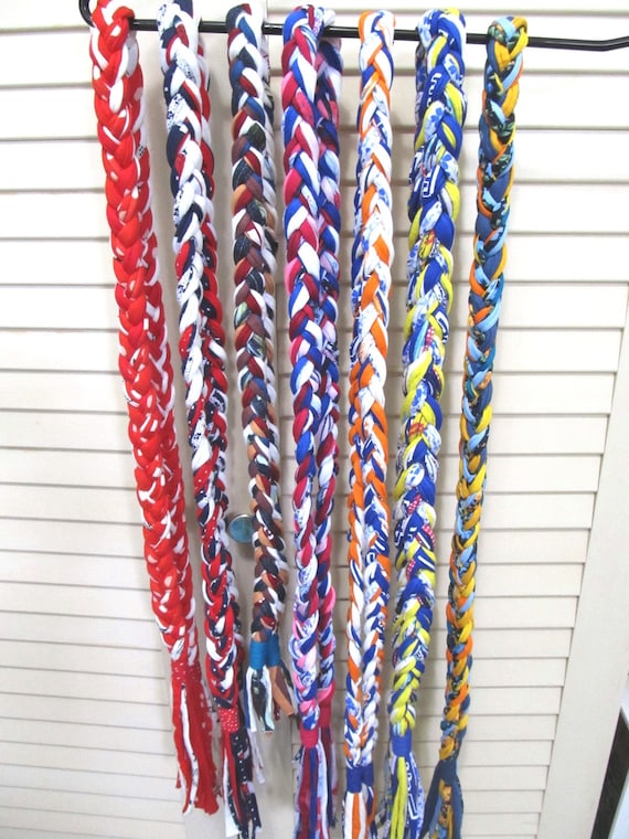 F1434-39.52 Unique Boho Braid Yarn Scarf Necklace Belt