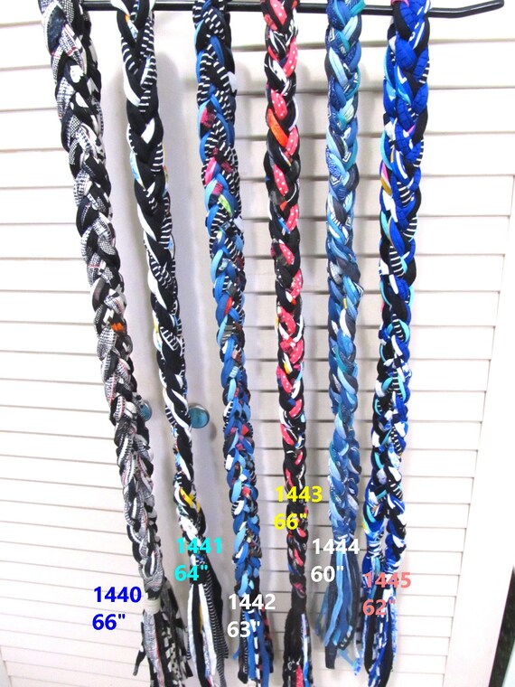 F1440-45 Unique Boho Braid Yarn Scarf Necklace Belt