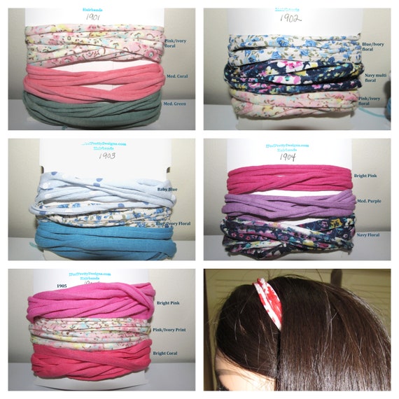 R1901-05 3-Pack Hair Bands Head Bands - You Choose