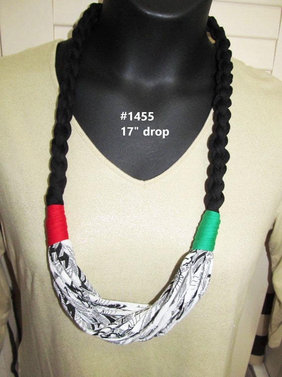 HOLIDAYS! F1455 Unique Infinity Necklace T-Shirt Yarn Scarf - Great Gift!
