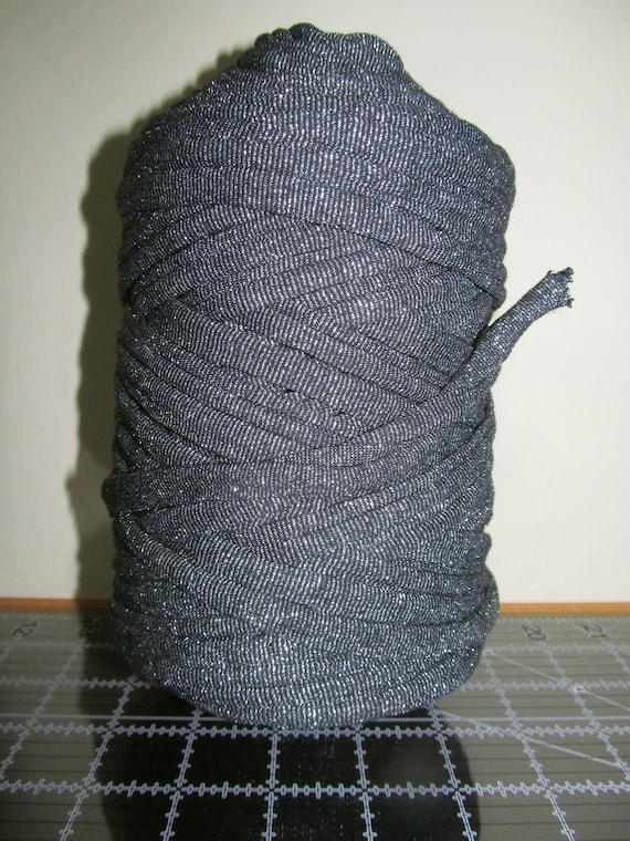 R HOOOKED Zpagetti Gunmetal Lurex Yarn 70 yards
