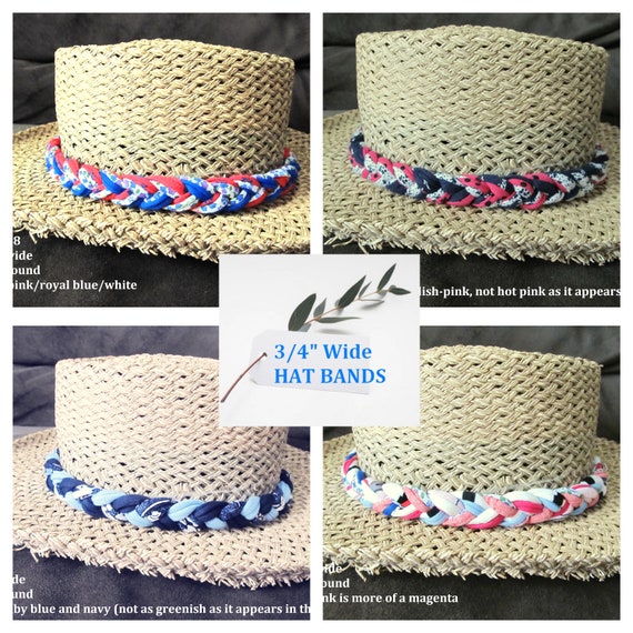 R2008.10.13 3/4" Wide Stretchy Braided Hat Band