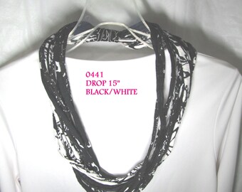 R0441 Fabric Necklace T-Shirt Yarn Infinity Scarf