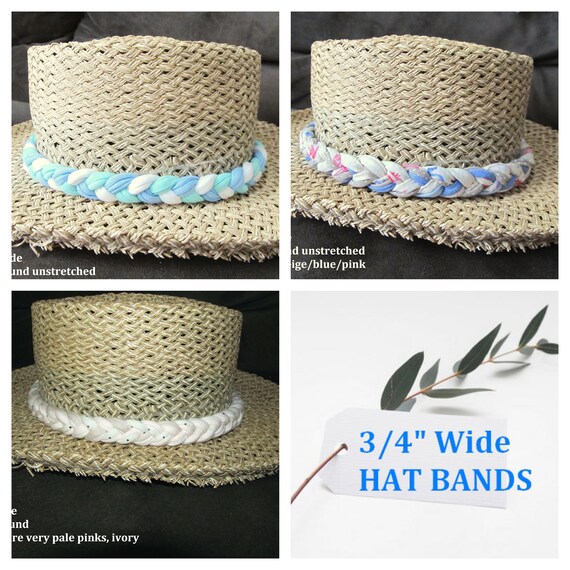 R2005.07.09 3/4" Wide Stretchy Braided Hat Band