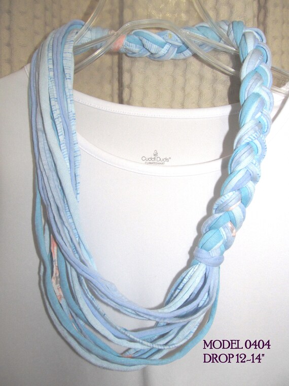 R0404 Fabric Necklace T-Shirt Yarn Infinity Scarf