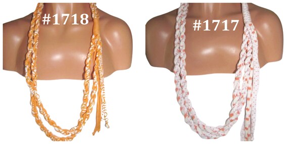 R1717.18 Rope Necklace T-Shirt Infinity Scarf FREE SHIP