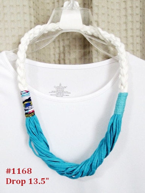 R1168 Unique Soft Lightweight Fabric Necklace