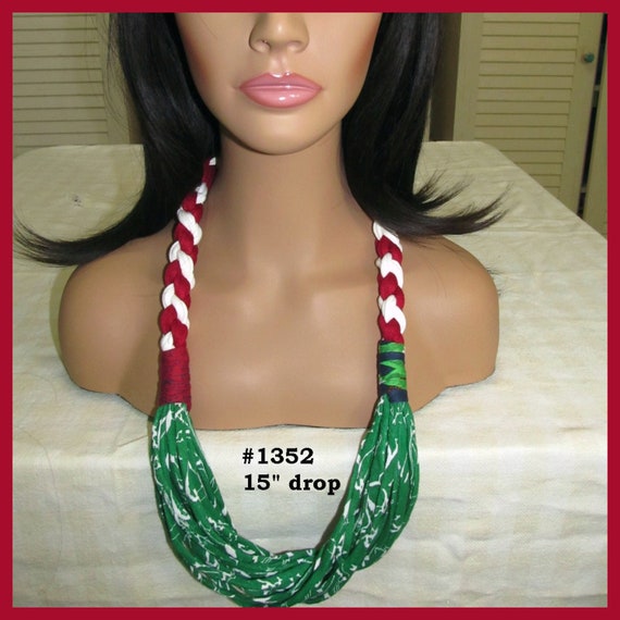 HOLIDAY! X1352 Unique Infinity Necklace T-Shirt Yarn Scarf - Great Gift!