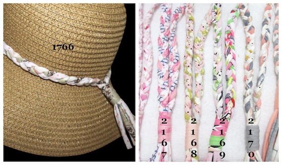 F1766.2165-71 1/2" Braided Hat Band with Tassels * Pinks