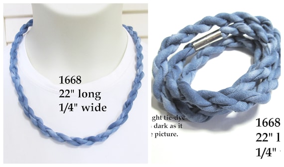 F1668 Unique Necklace or Wrap Bracelet 22" with Magnetic Clasp