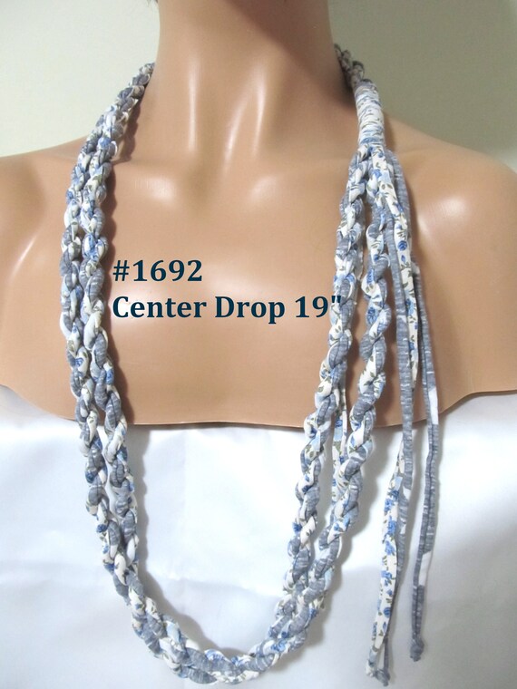 R1692 Rope Necklace T-Shirt Infinity Scarf FREE SHIP