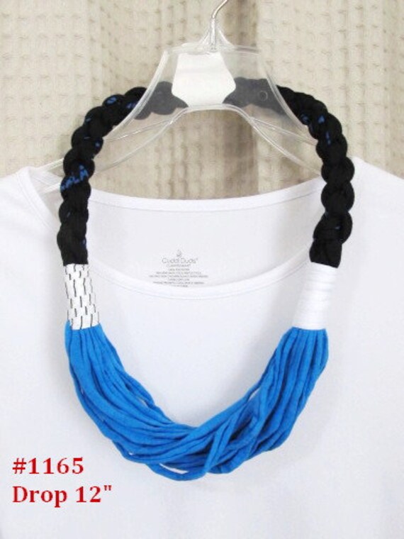R1165 Unique Soft Lightweight Fabric Necklace