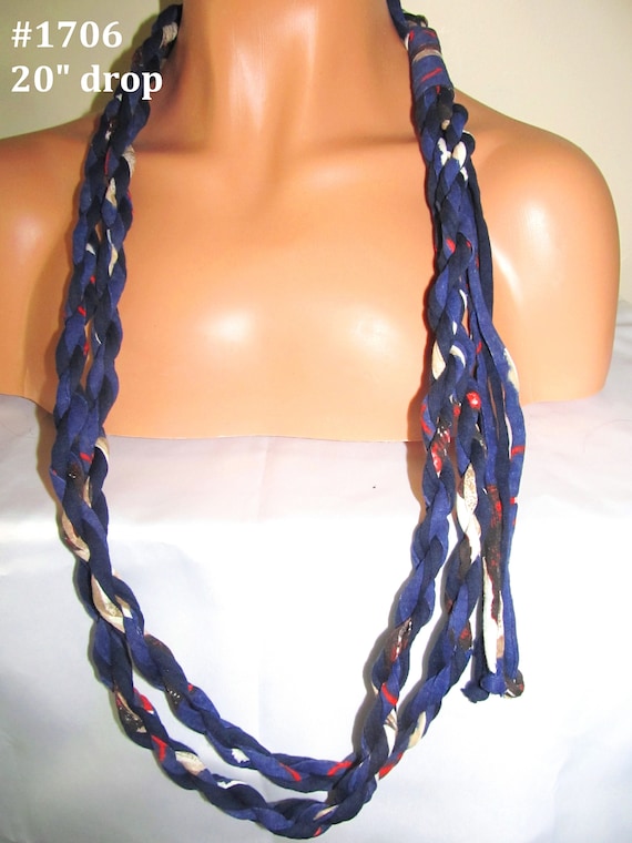 R1706 Rope Necklace T-Shirt Infinity Scarf FREE SHIP