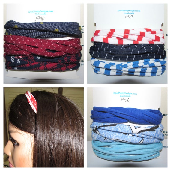 R1906-08 3-Pack Hair Bands Head Bands - You Choose