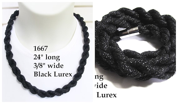 F1667 Unique Necklace or Wrap Bracelet 25" with Magnetic Clasp