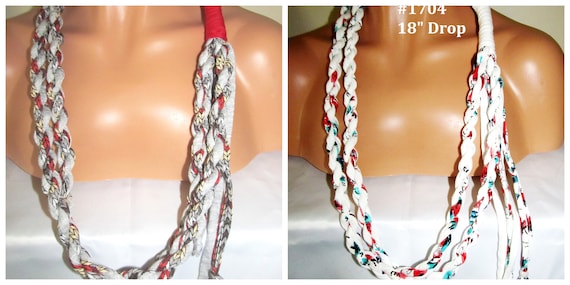 R1703.04 Rope Necklace T-Shirt Infinity Scarf FREE SHIP