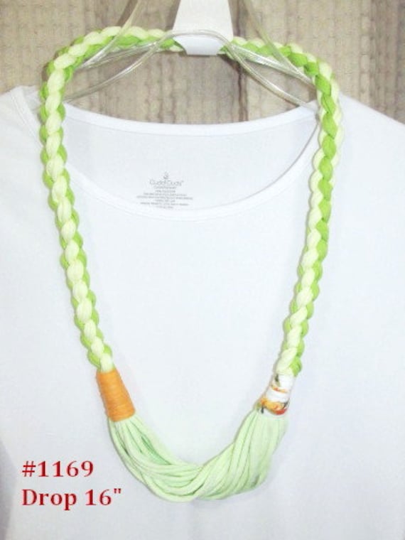 R1169 Unique Soft Lightweight Fabric Necklace
