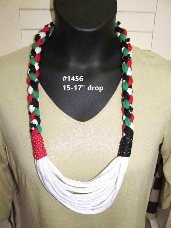 HOLIDAYS! F1456 Unique Infinity Necklace T-Shirt Yarn Scarf - Great Gift!